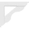 Ekena Millwork Standard Carmel Architectural Grade PVC Bracket With Traditional Ends, 5"W x 30"D x 30"H BKTP05X30X30CAR01 - alternate 3